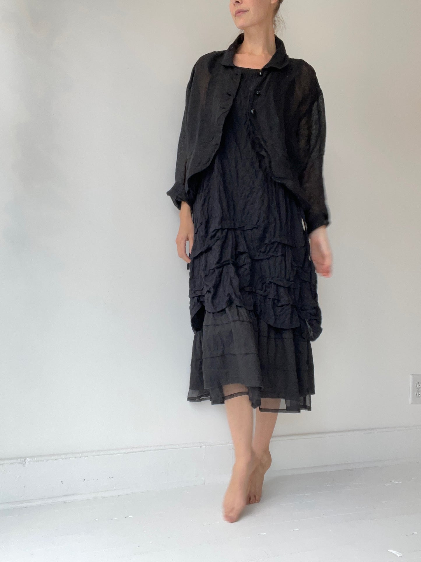 dragonfly jacket LINEN GAUZE