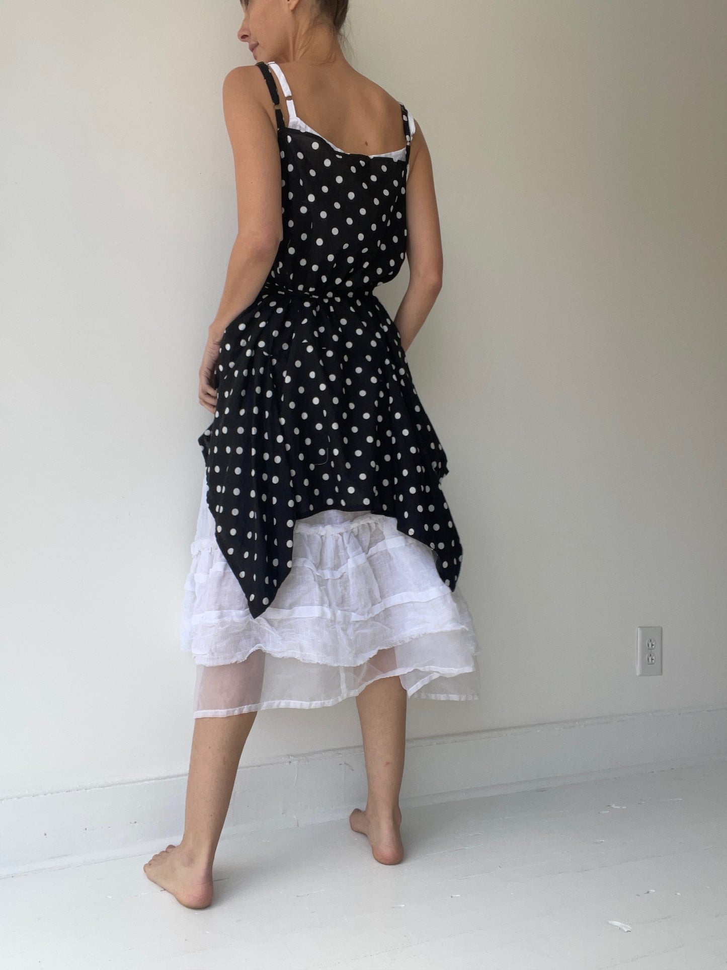 preloved polka dot slip