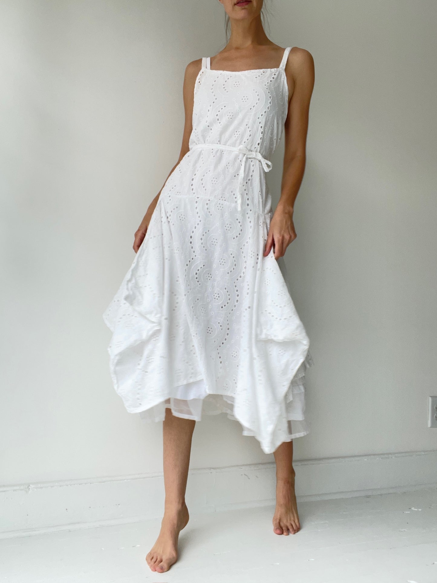 a long pinwheel slip EYELET by krista larson 100