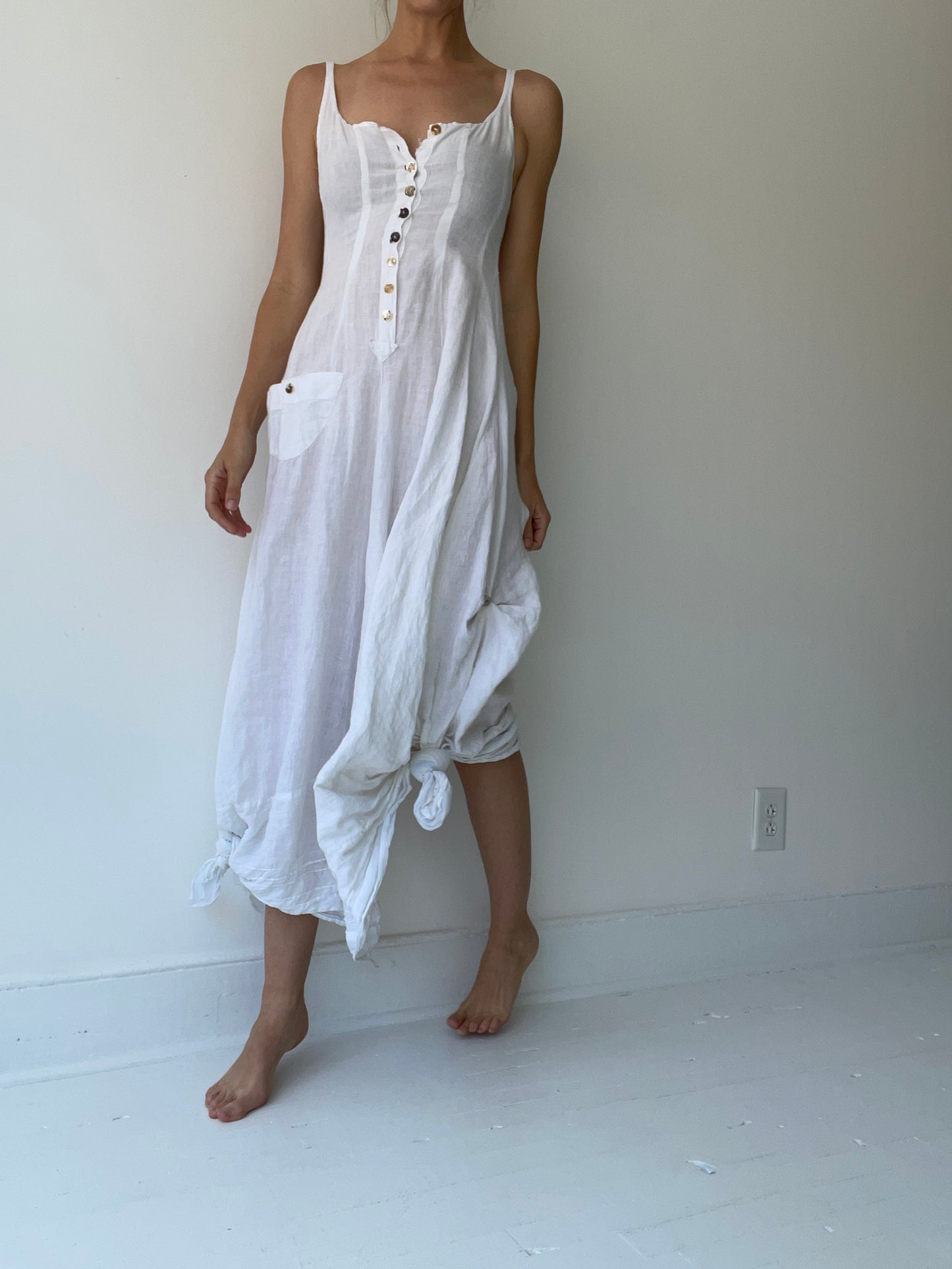 a preloved button up dress
