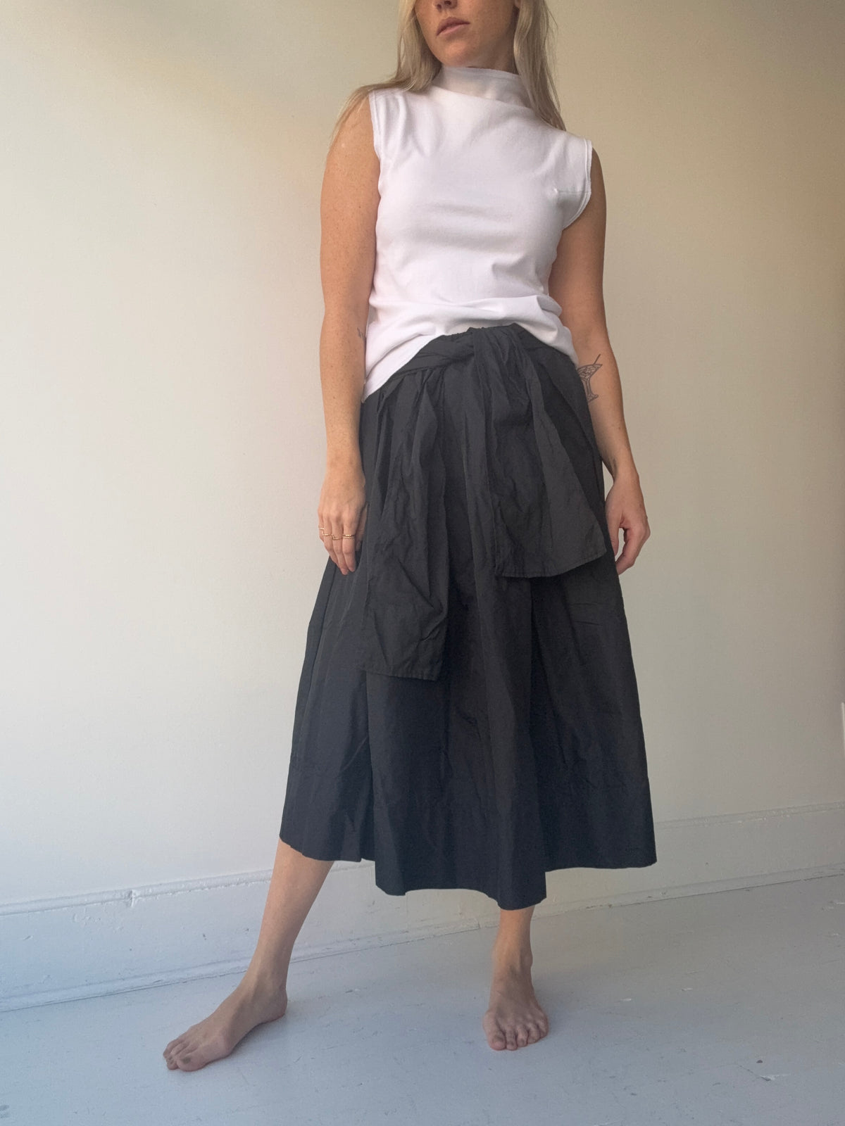 mantra cammy mock neck tank