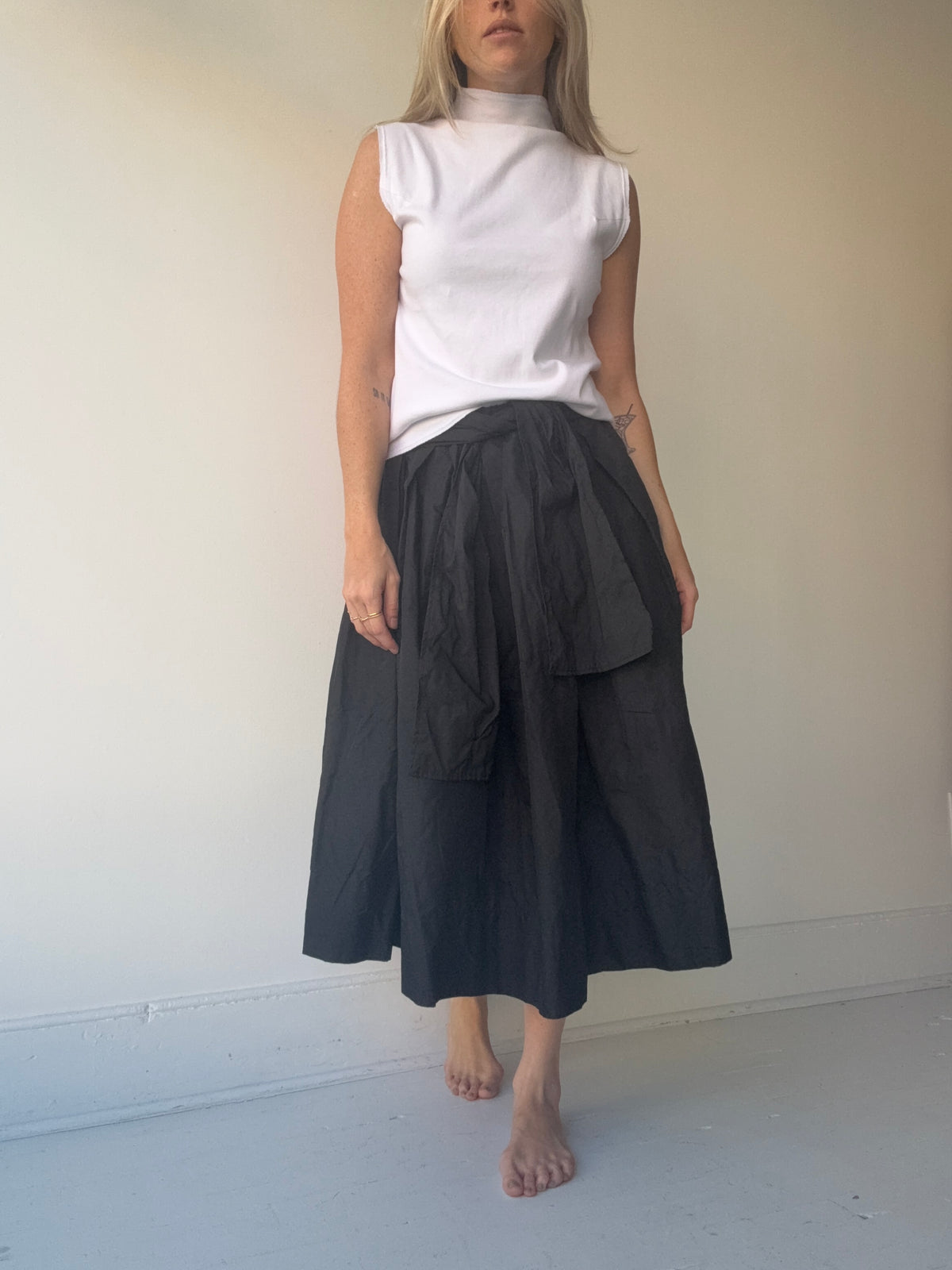 mantra cammy mock neck tank