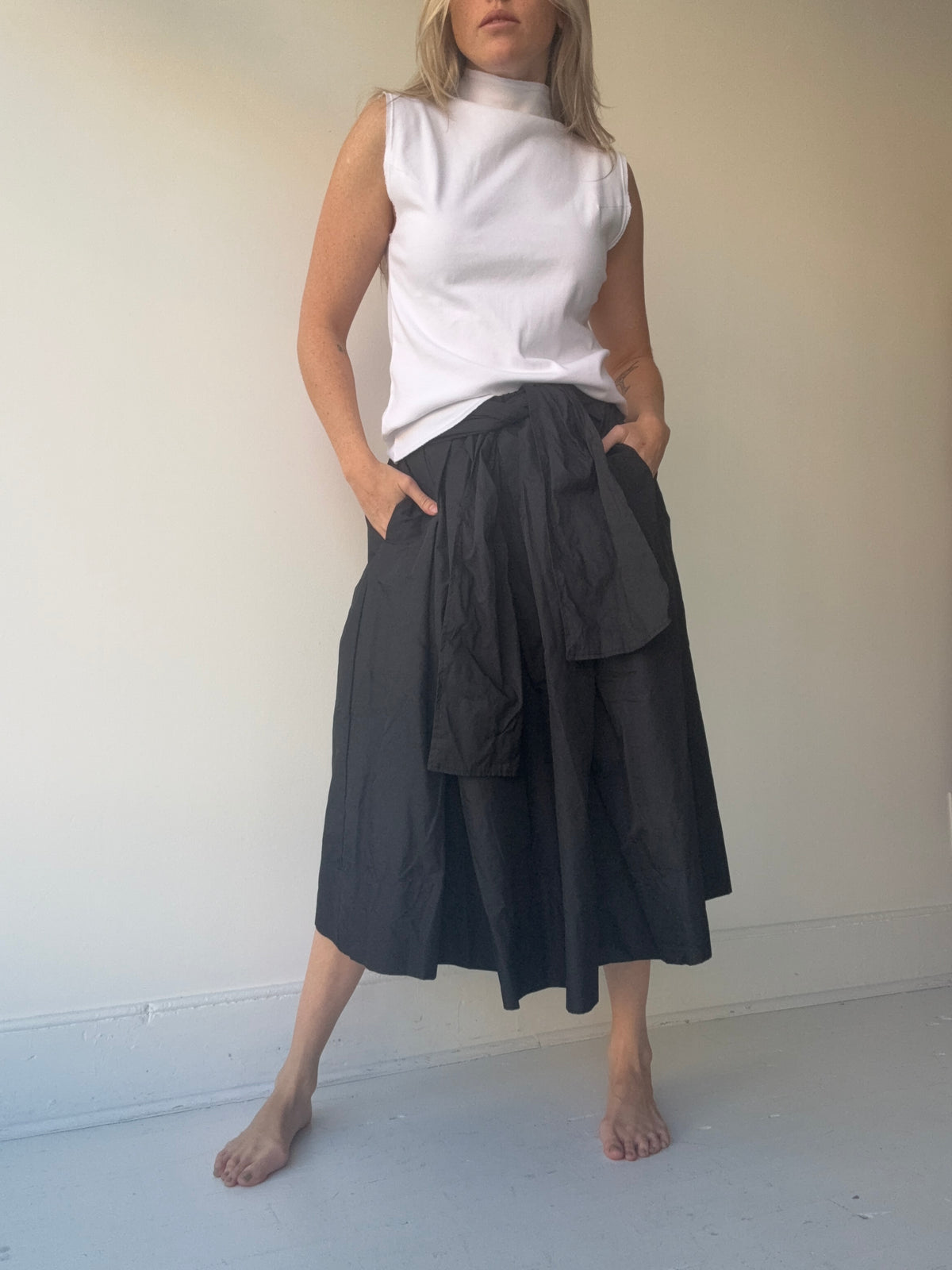 mantra cammy mock neck tank