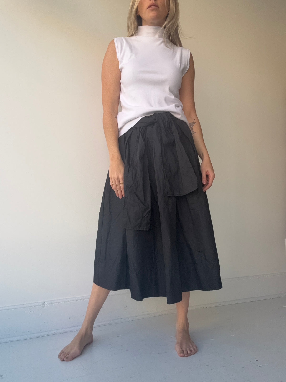 mantra cammy mock neck tank