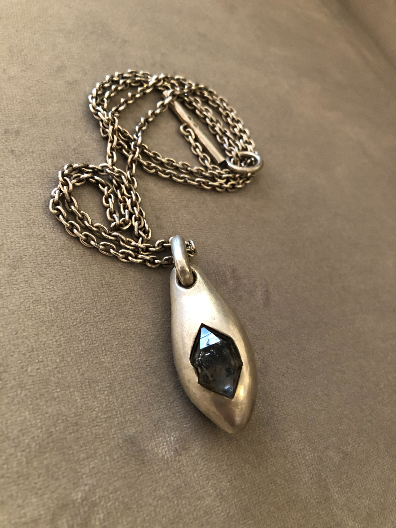 parts of 4 chrysalis necklace SPECIMEN