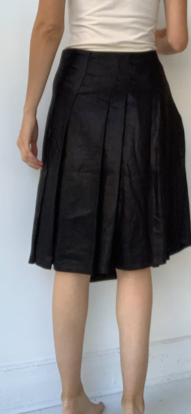 ivan grundahl d-ring pleated skirt