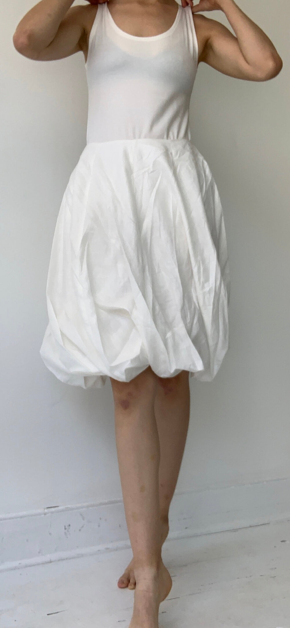 matthildur bubble hem skirt