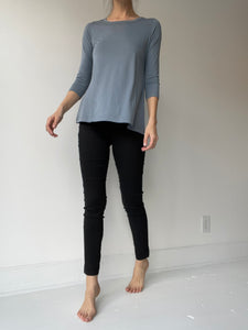 3/4 crew neck tee