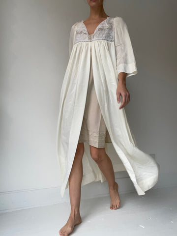 vintage nightgown robe #5