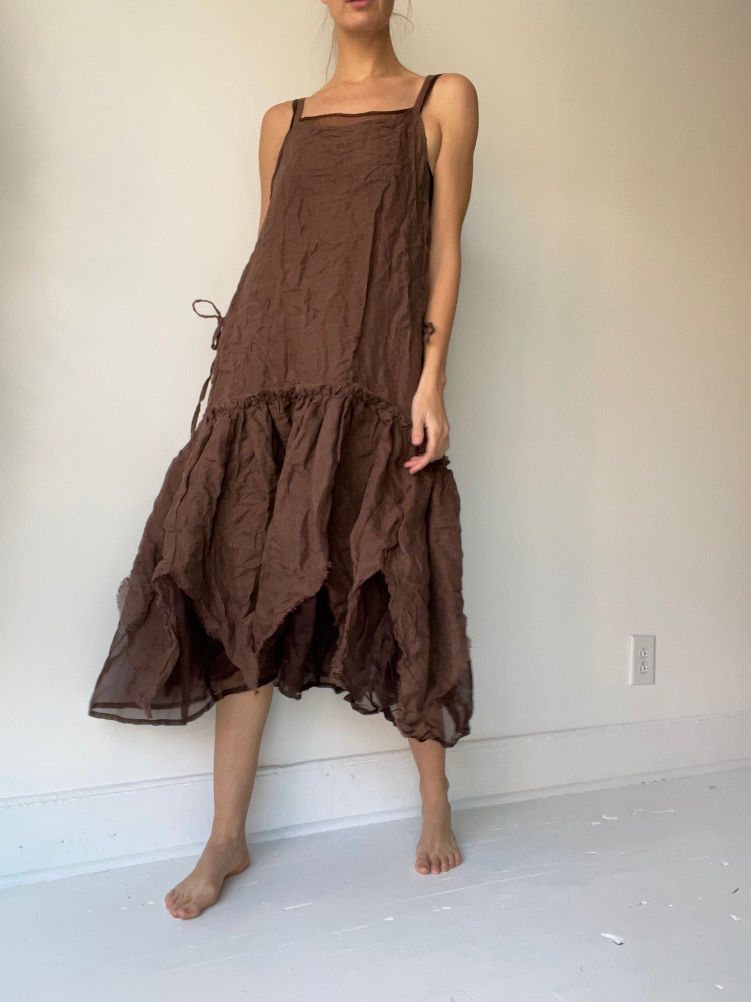 krista larson long vintage slip