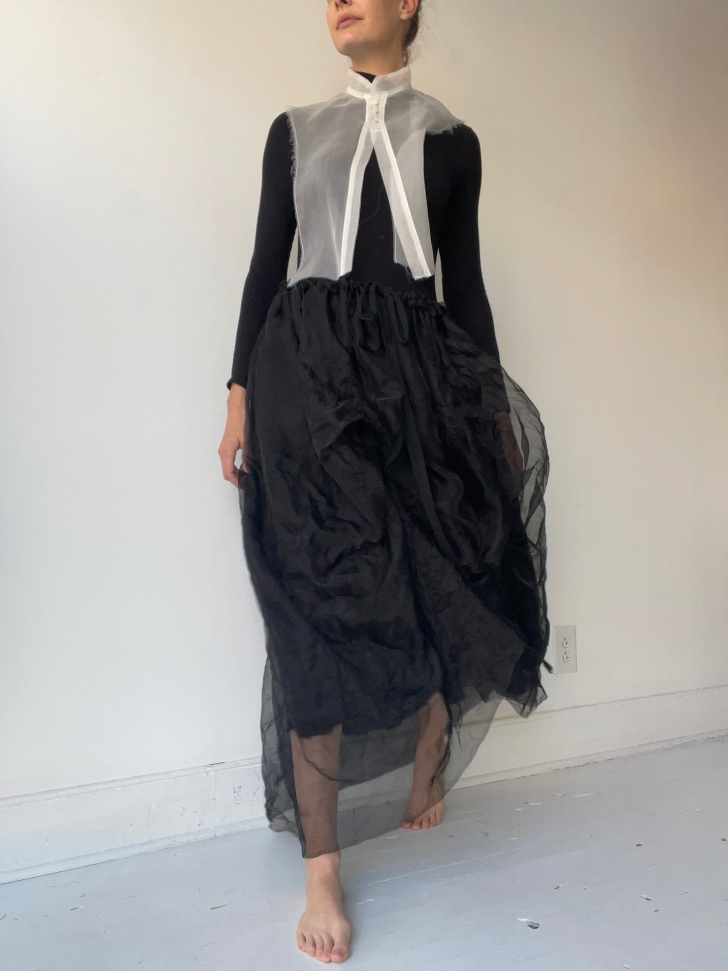 organza apron