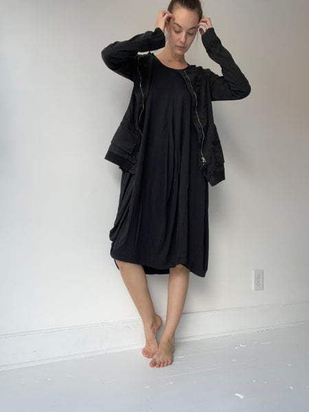 linen zip jacket
