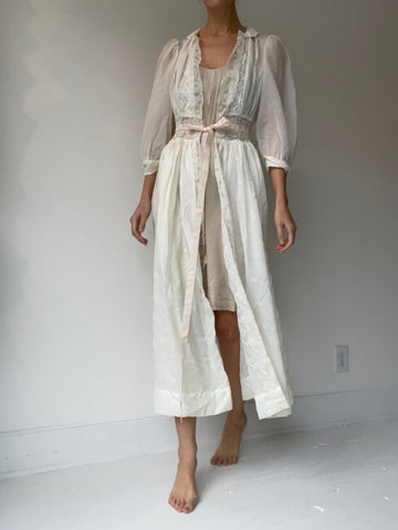 vintage nightgown robe #12