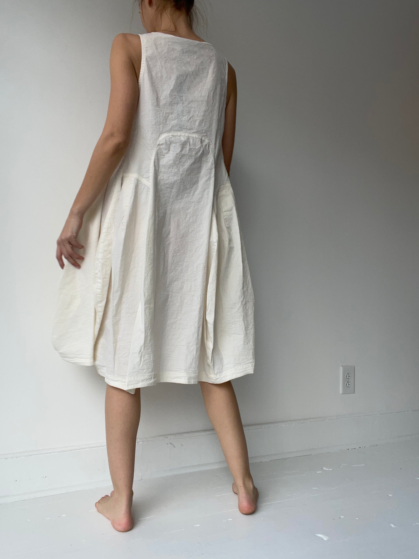 rundholz mainline cream nettle dress