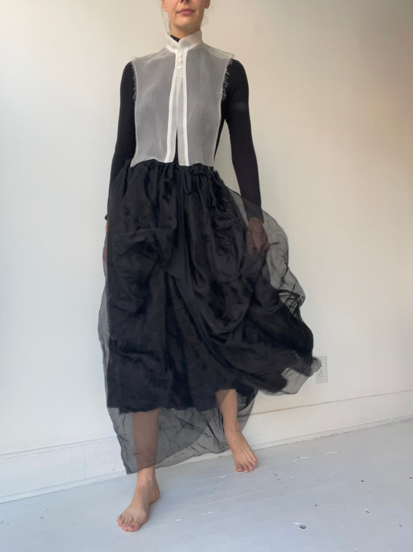 organza apron