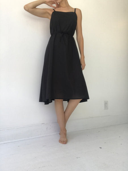 plain slip black