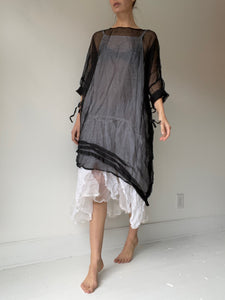 short basic detail dress ORGANZA