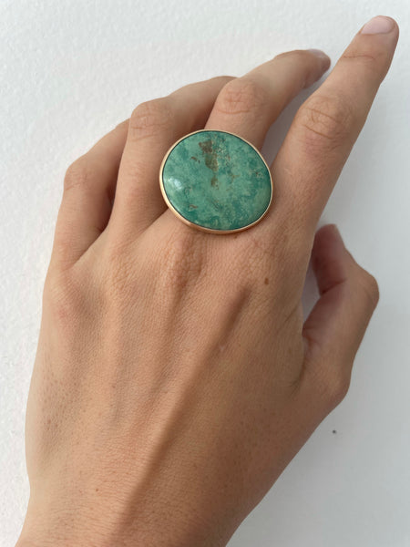 large turquoise ring