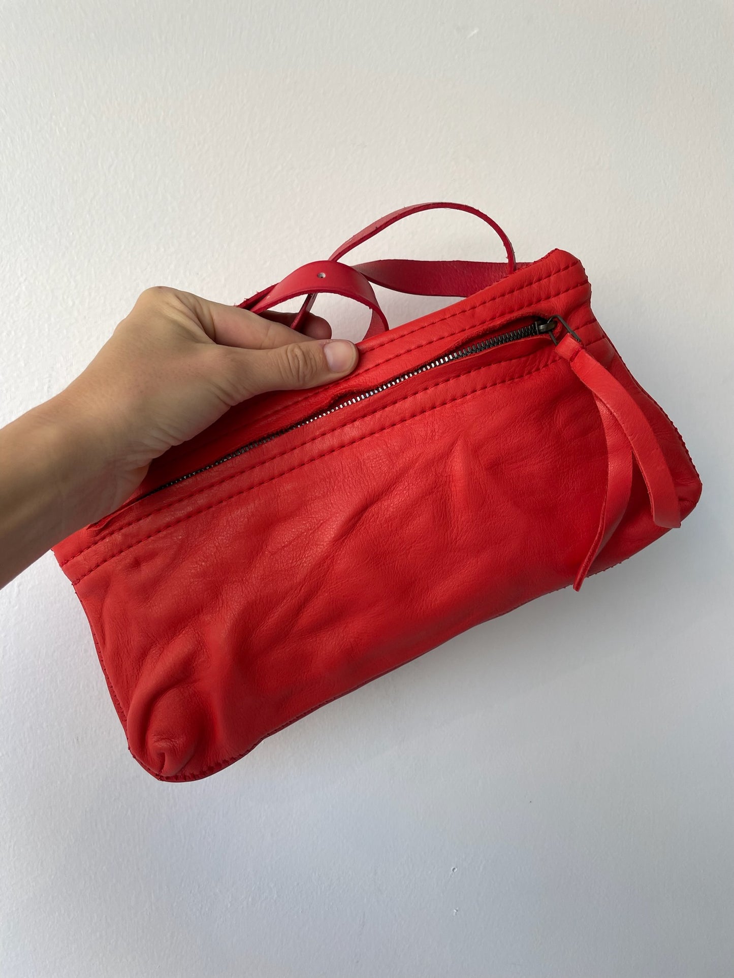 pal offner red belt bag
