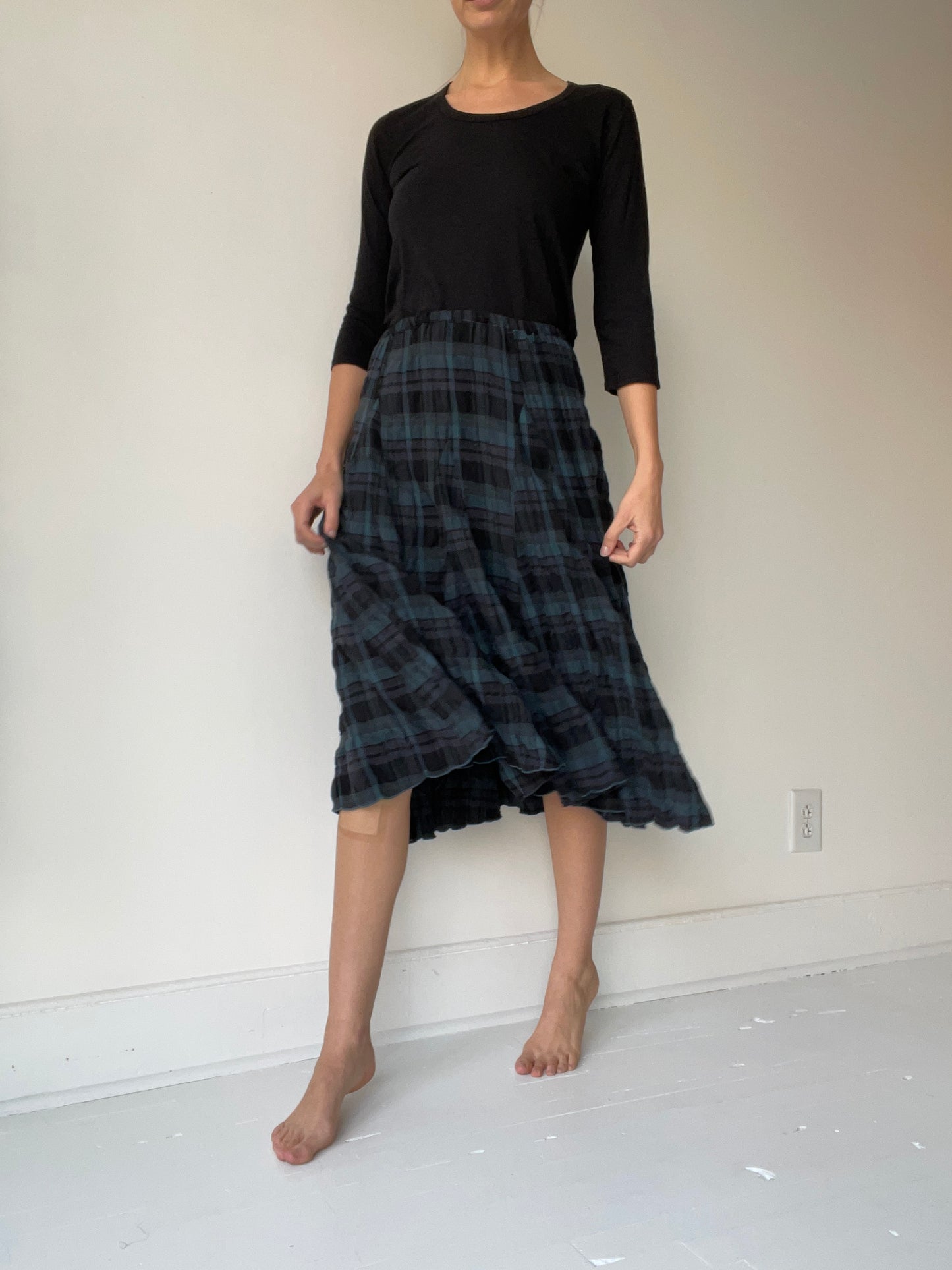 preloved flannel skirt