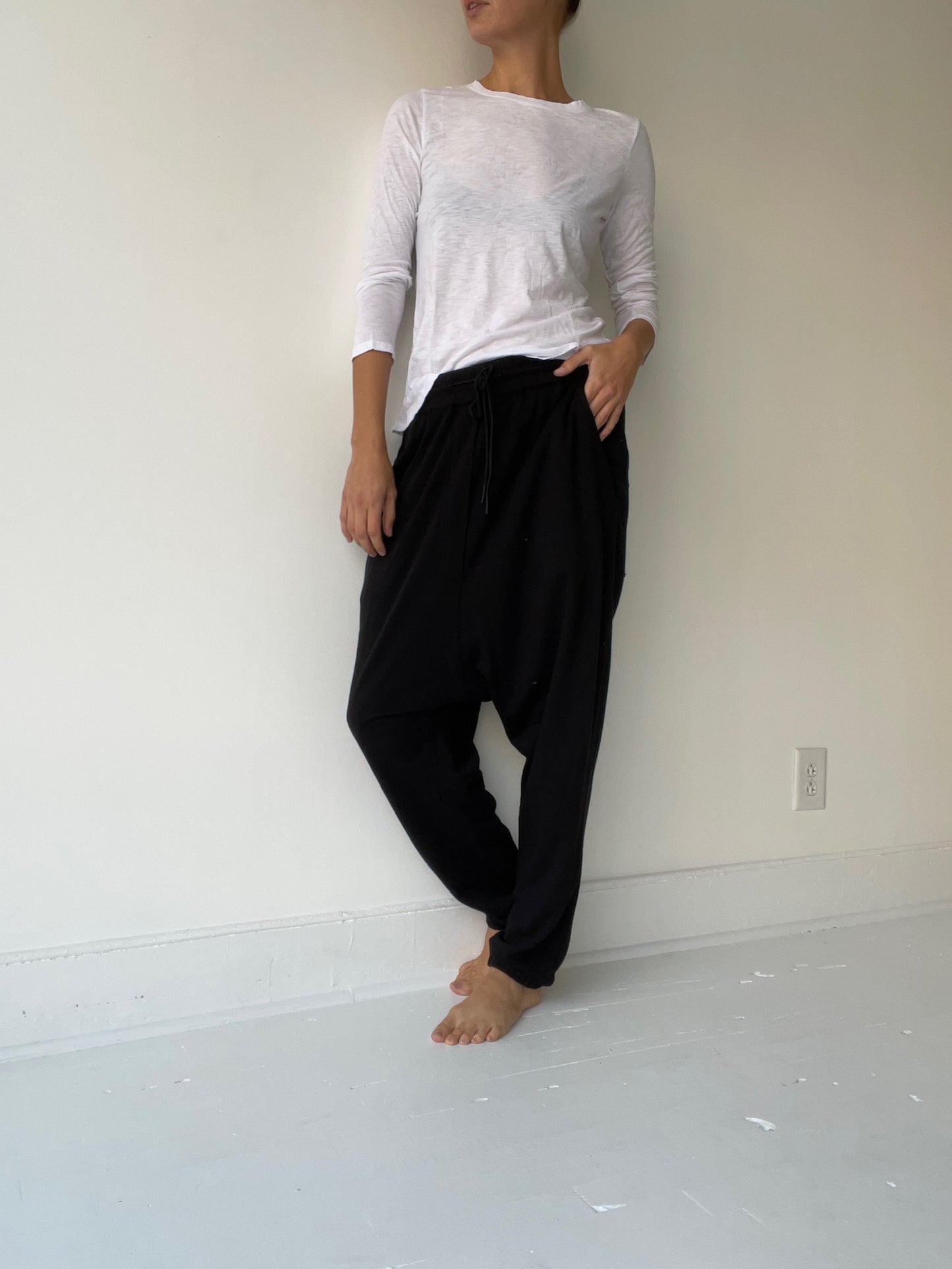 it is well white long sleeve crewneck