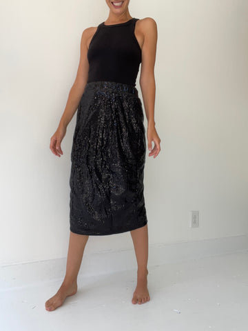 rundholz black label sequin skirt