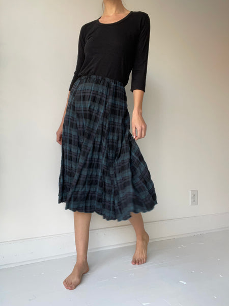 preloved flannel skirt