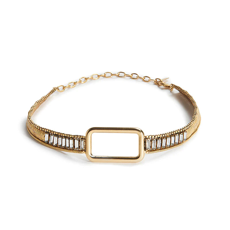 a natasha choker necklace by lionette swarovski crystal