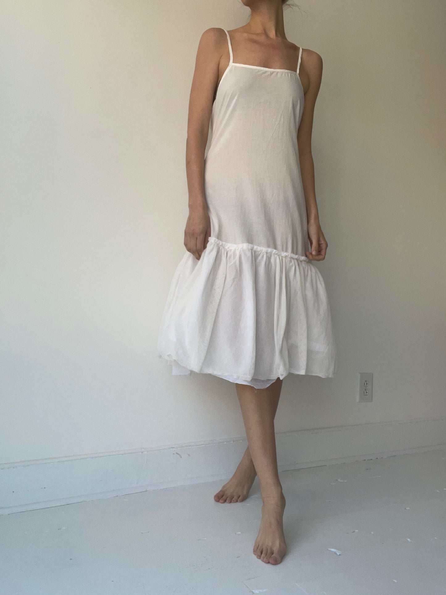 foundation slip WHITE