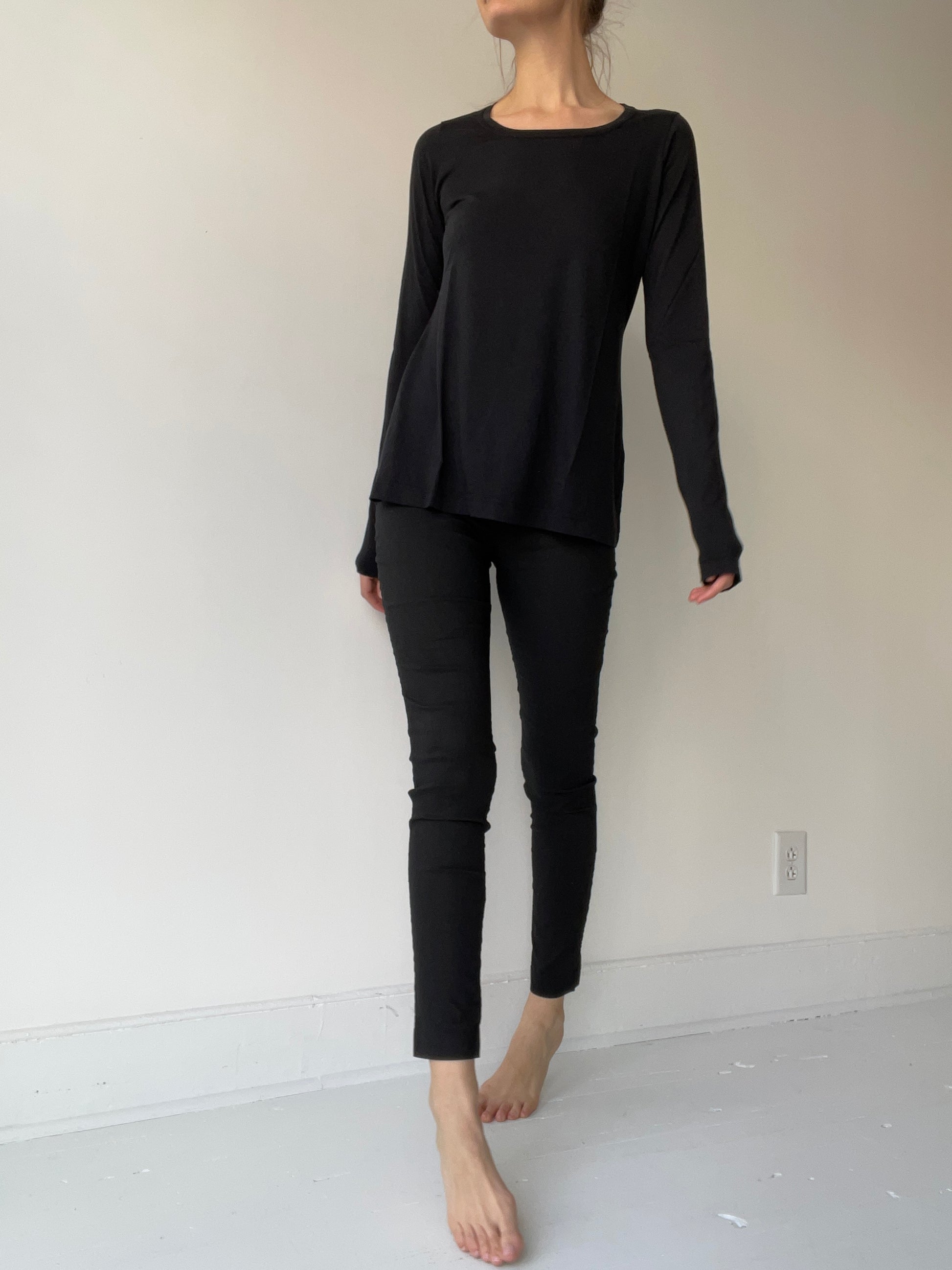 a long sleeve soft tee top by rundholz black label 67