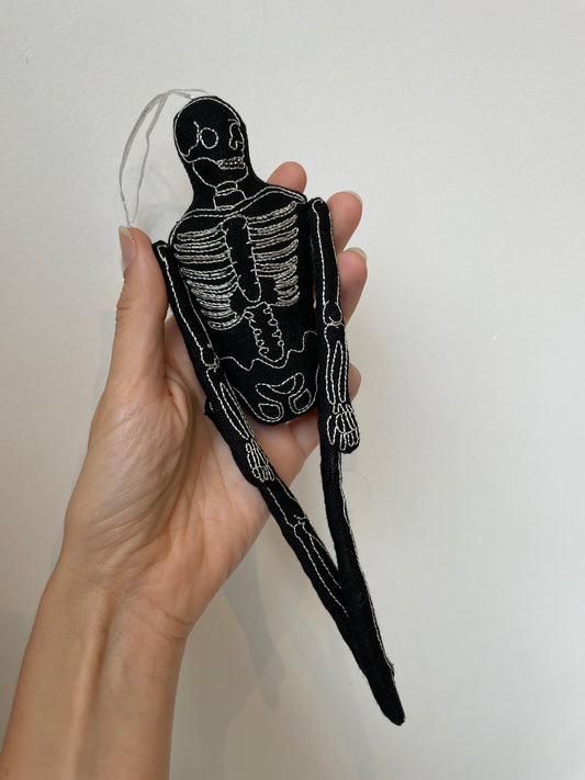 skippy cotton skelly lavender ornament