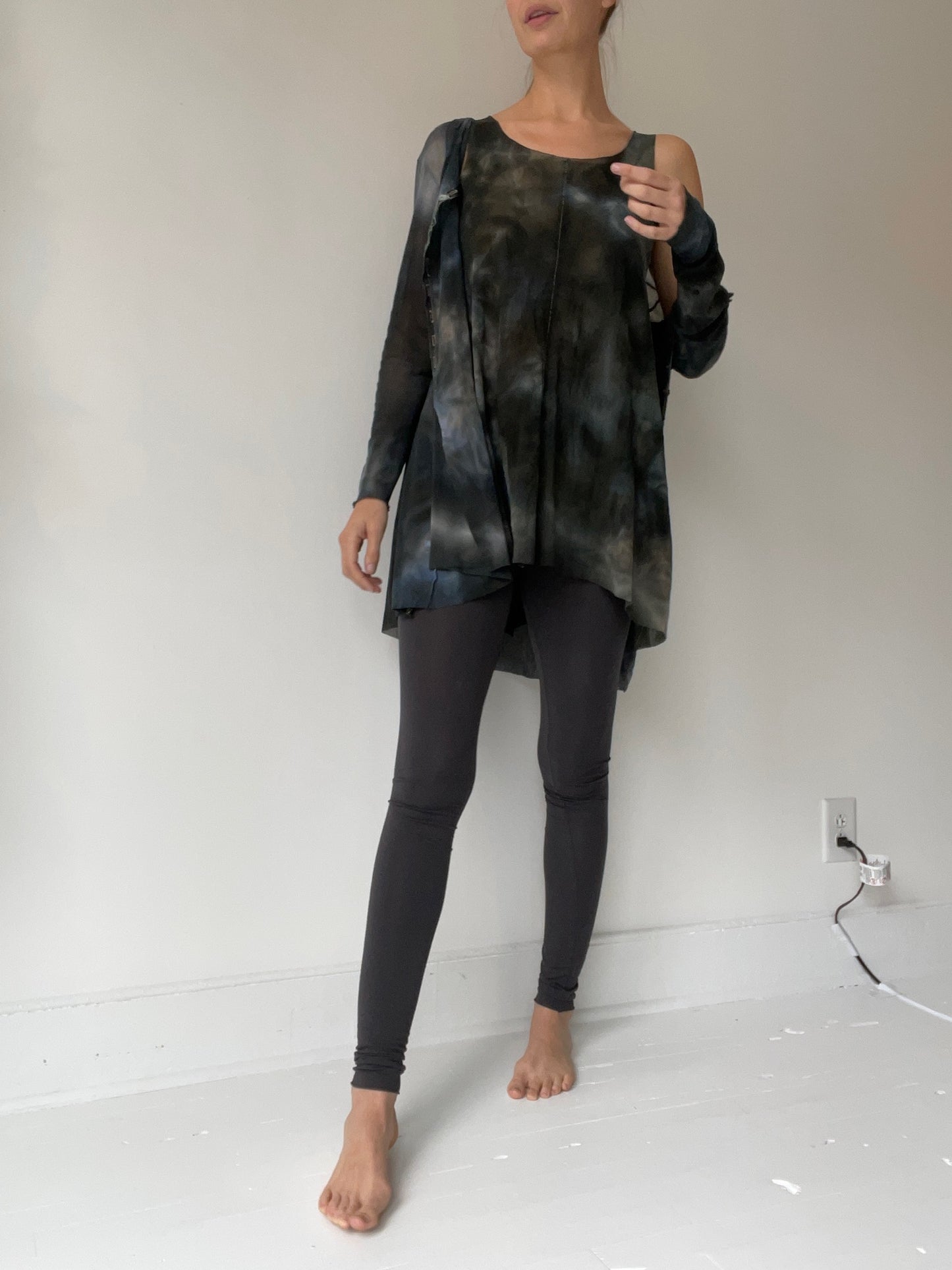 preloved tie dye cardigan