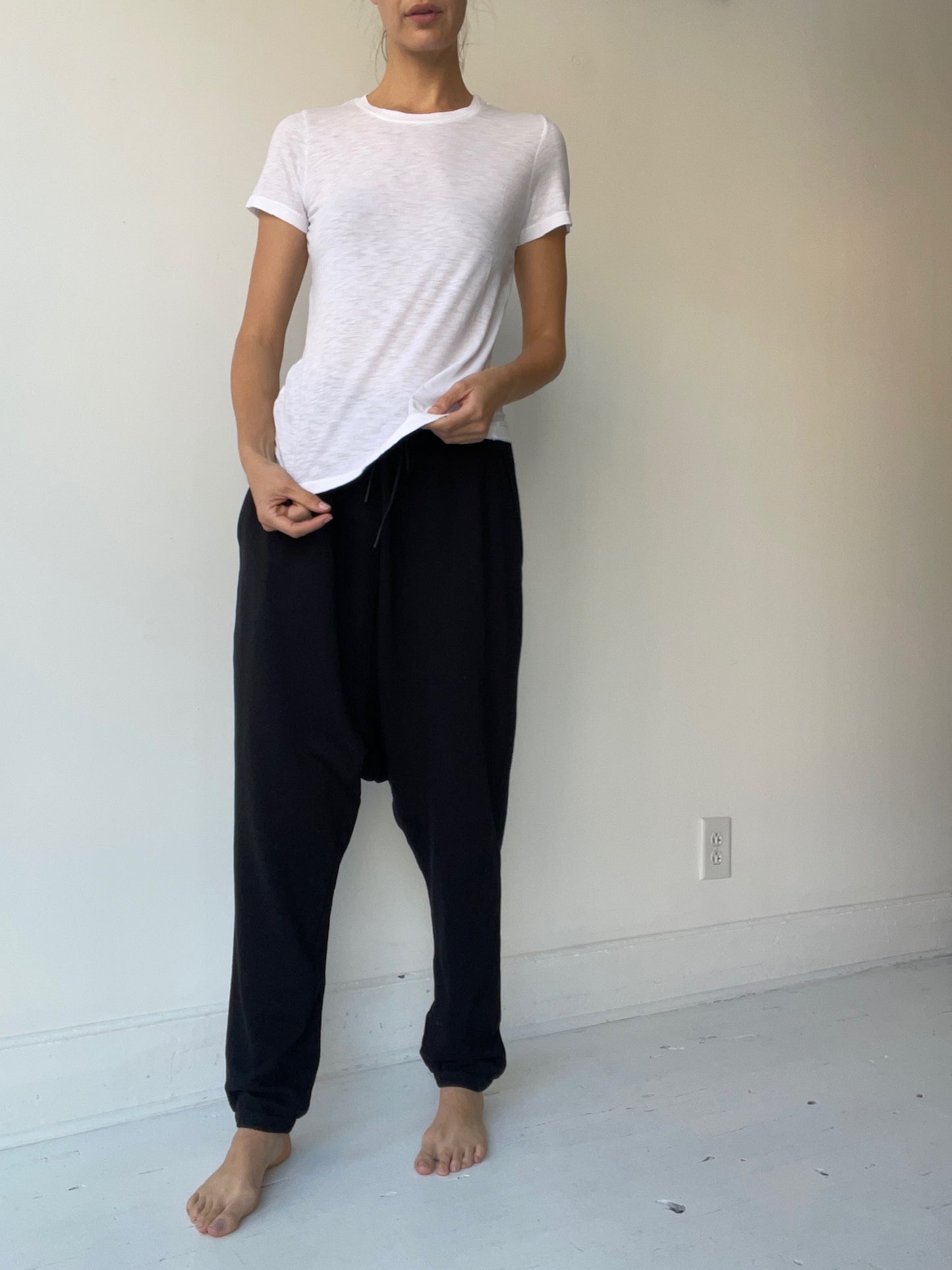 a short sleeve crewneck WHITE tee top by it is well 100