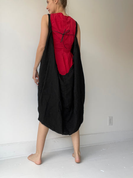 linen cord dress