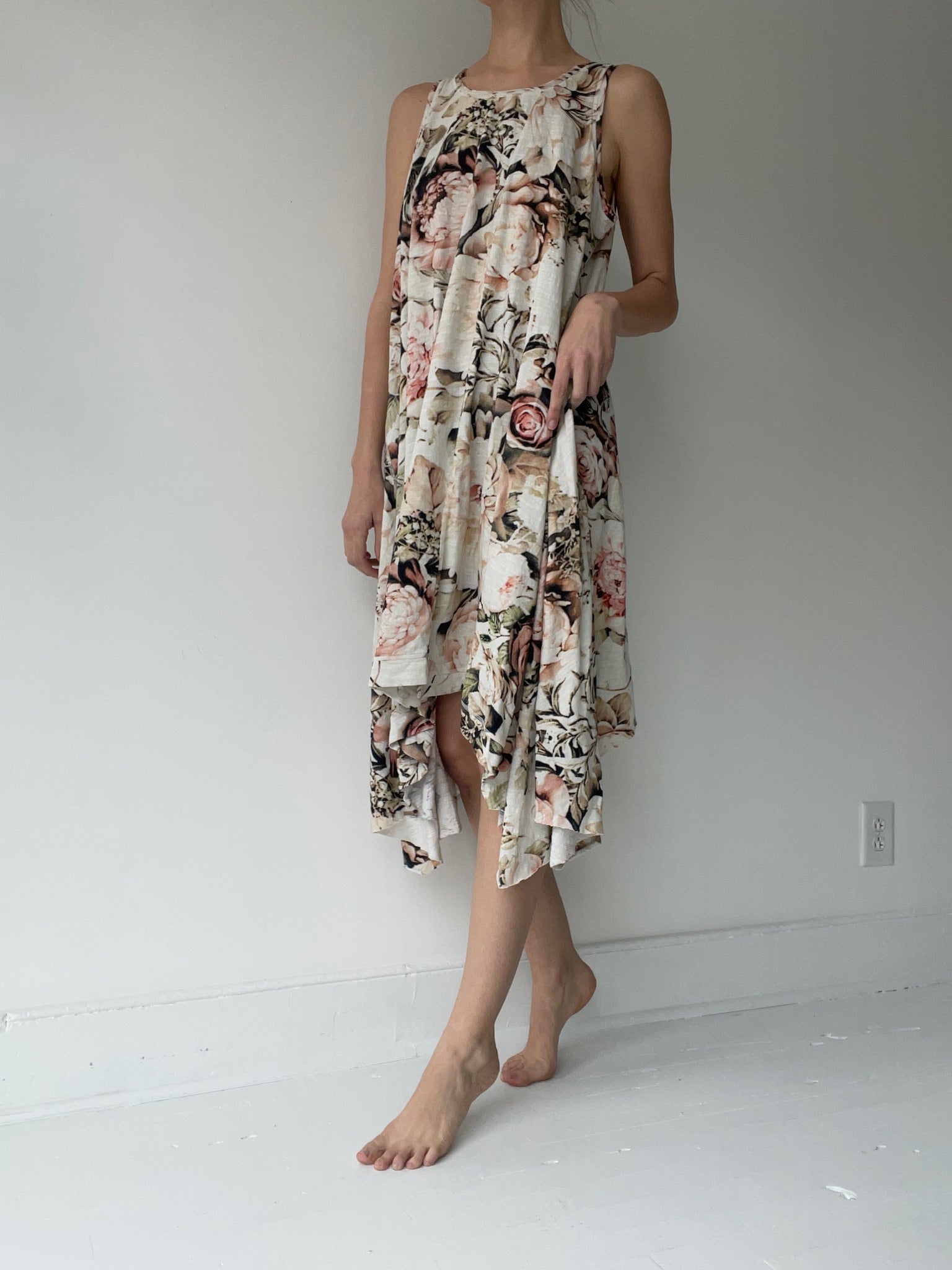 a long ballet slip by krista larson light cotton spandex jersey