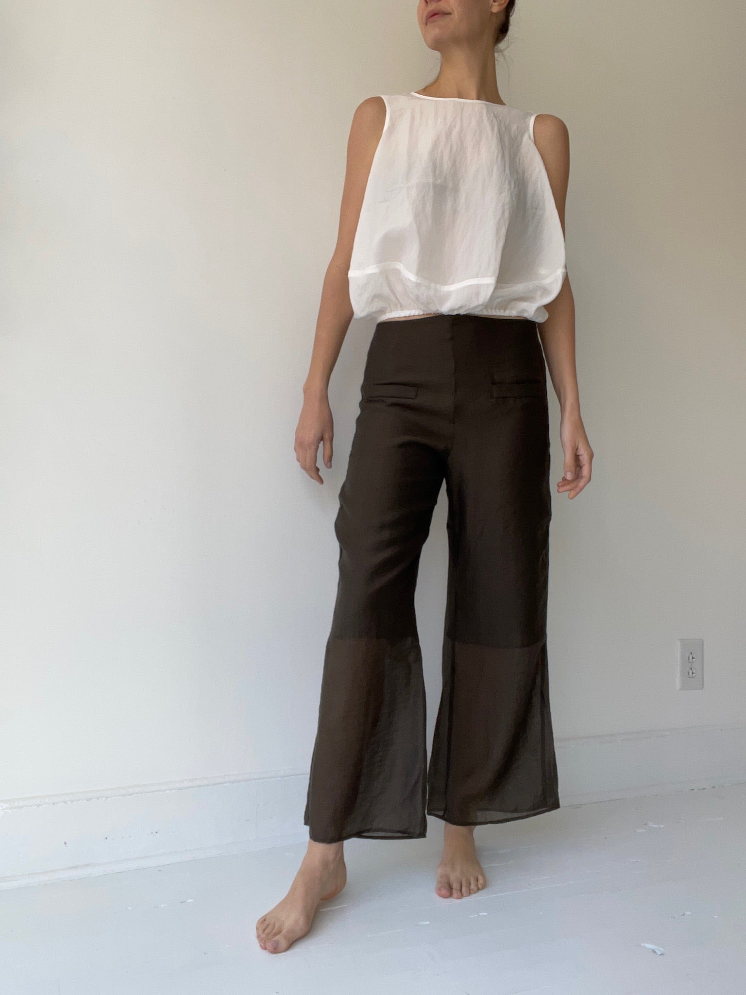 an egg top by shosh baby powder