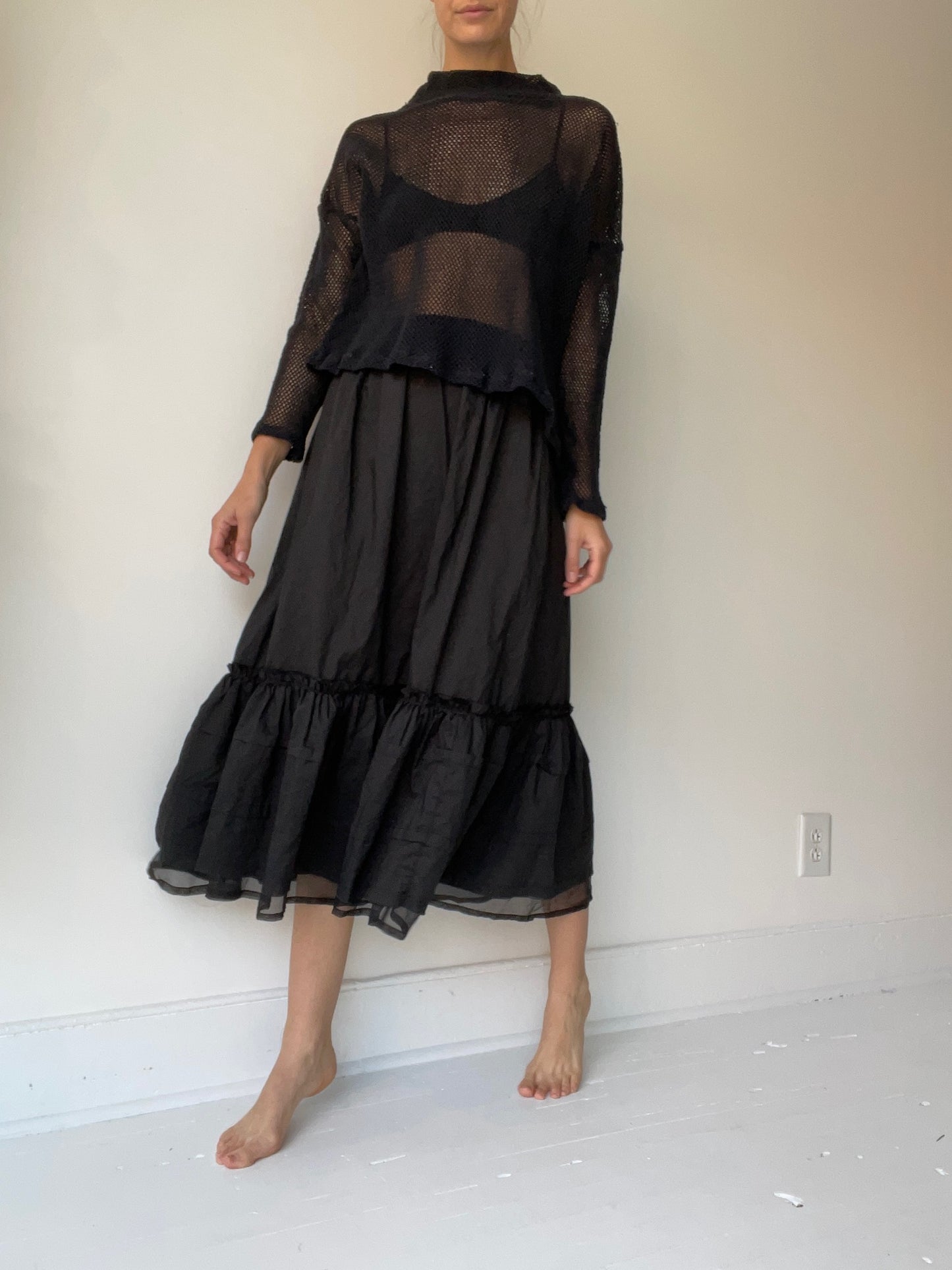 krista larson cotton underpinning skirt