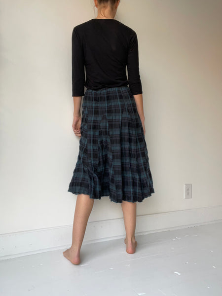 preloved flannel skirt