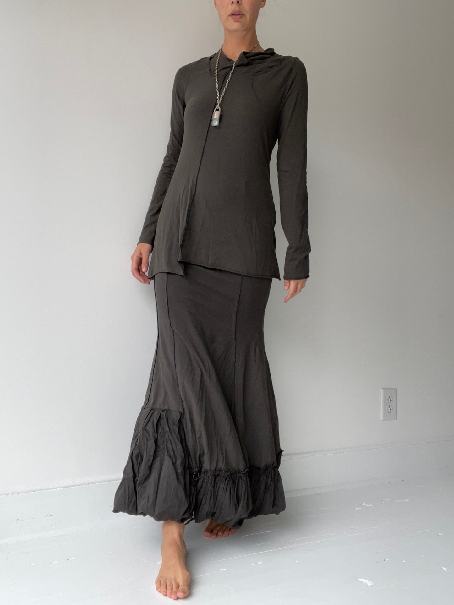 rundholz dip long sleeve seam tee