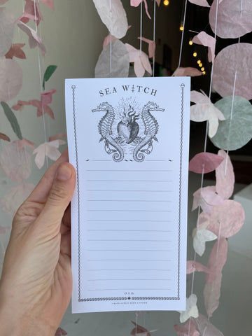 sea witch notepad