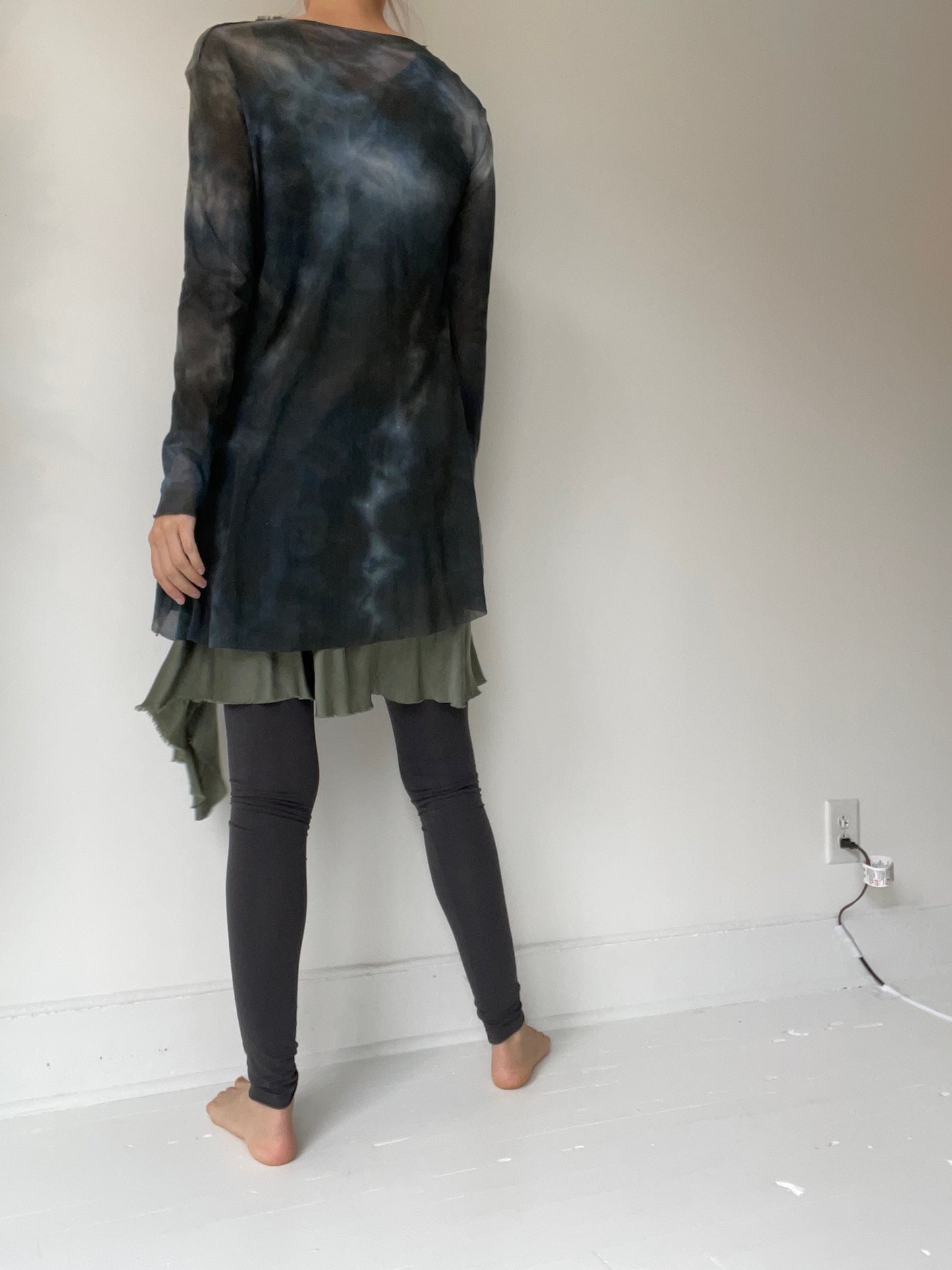preloved tie dye cardigan