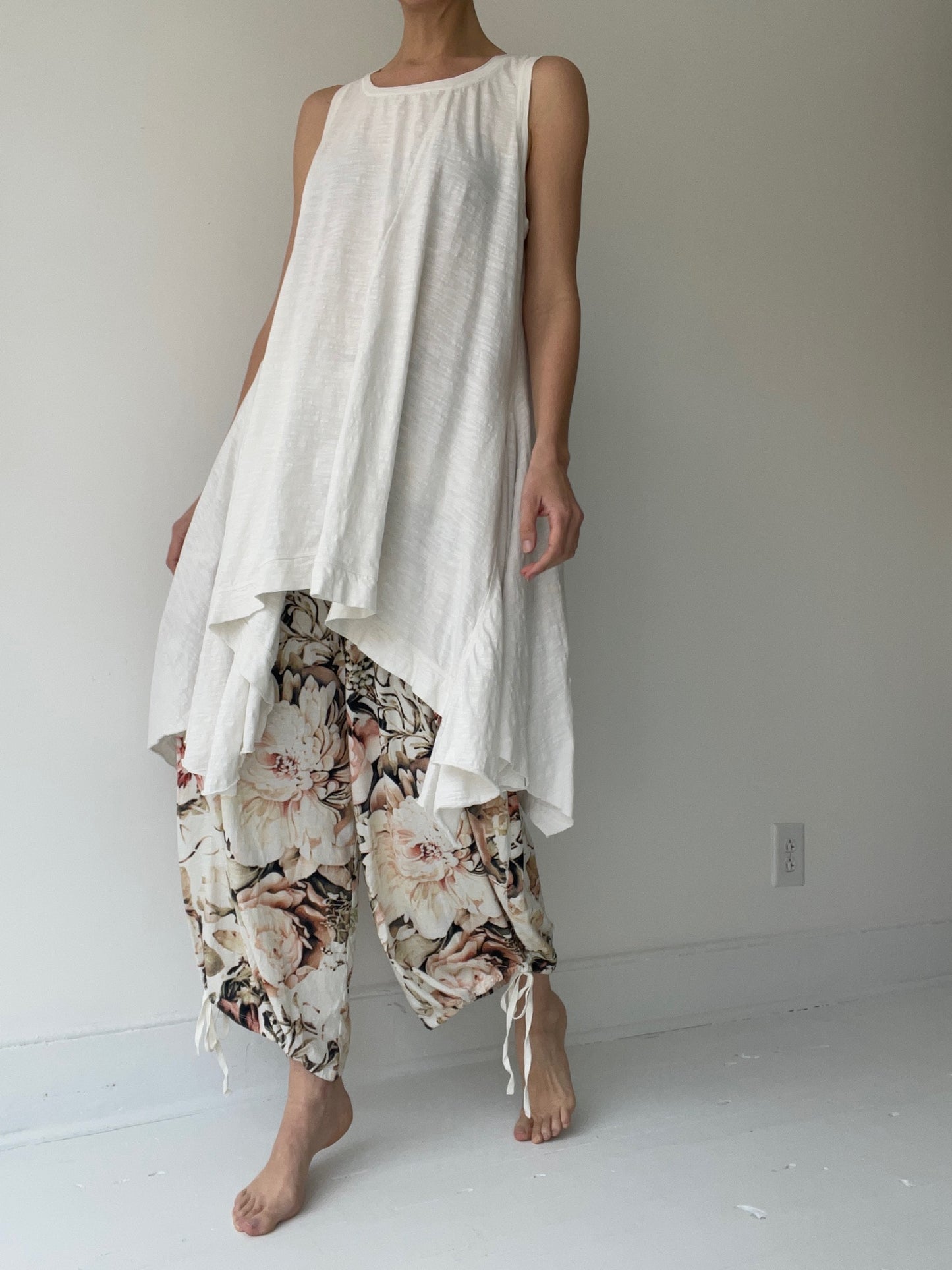 short ballet slip WHITE