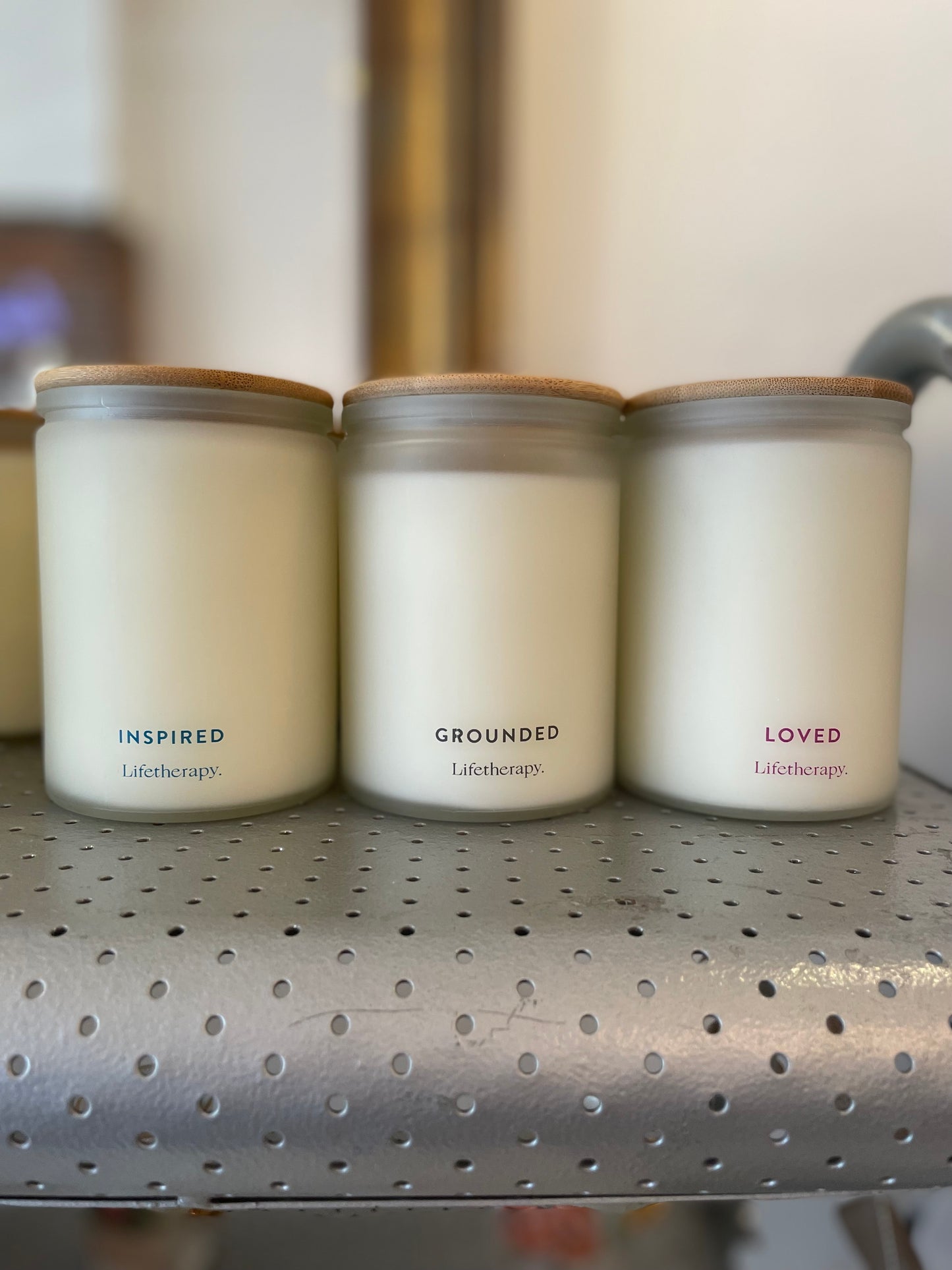 lifetherapy inspired soy candle