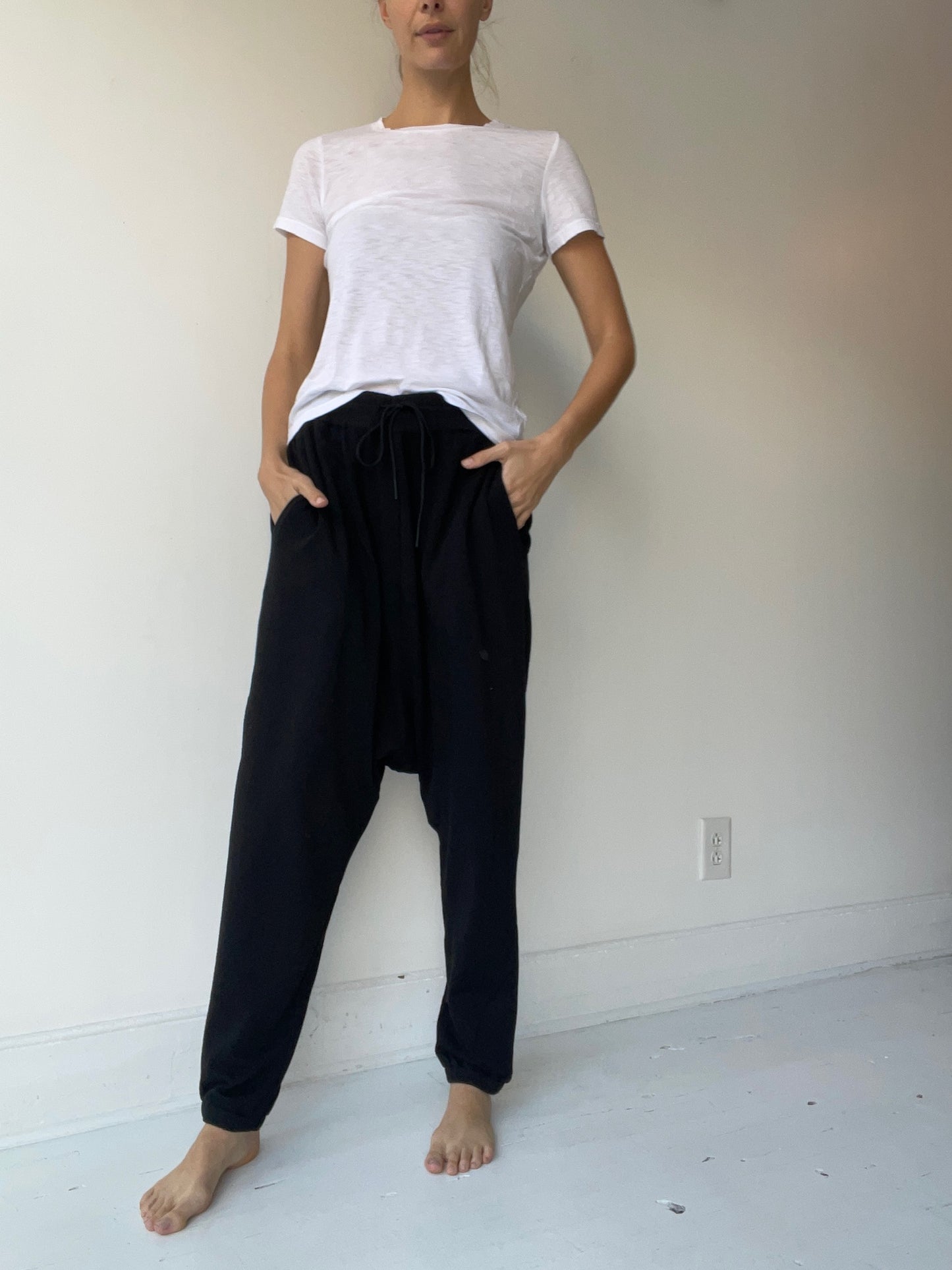 short sleeve crewneck WHITE tee