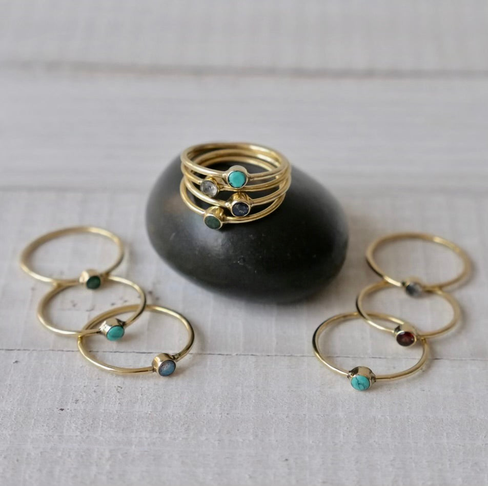 delicate stacking rings
