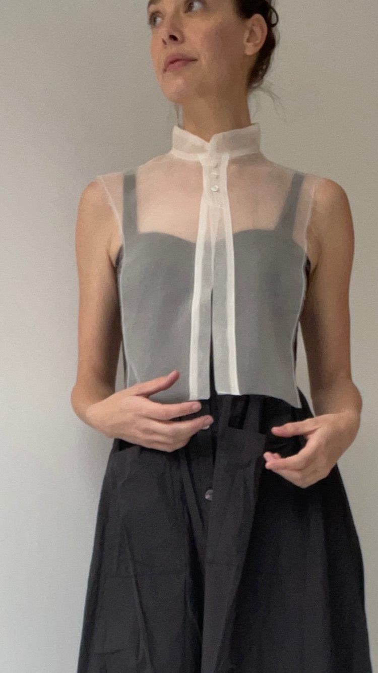 an organza apron top by ash holden 100