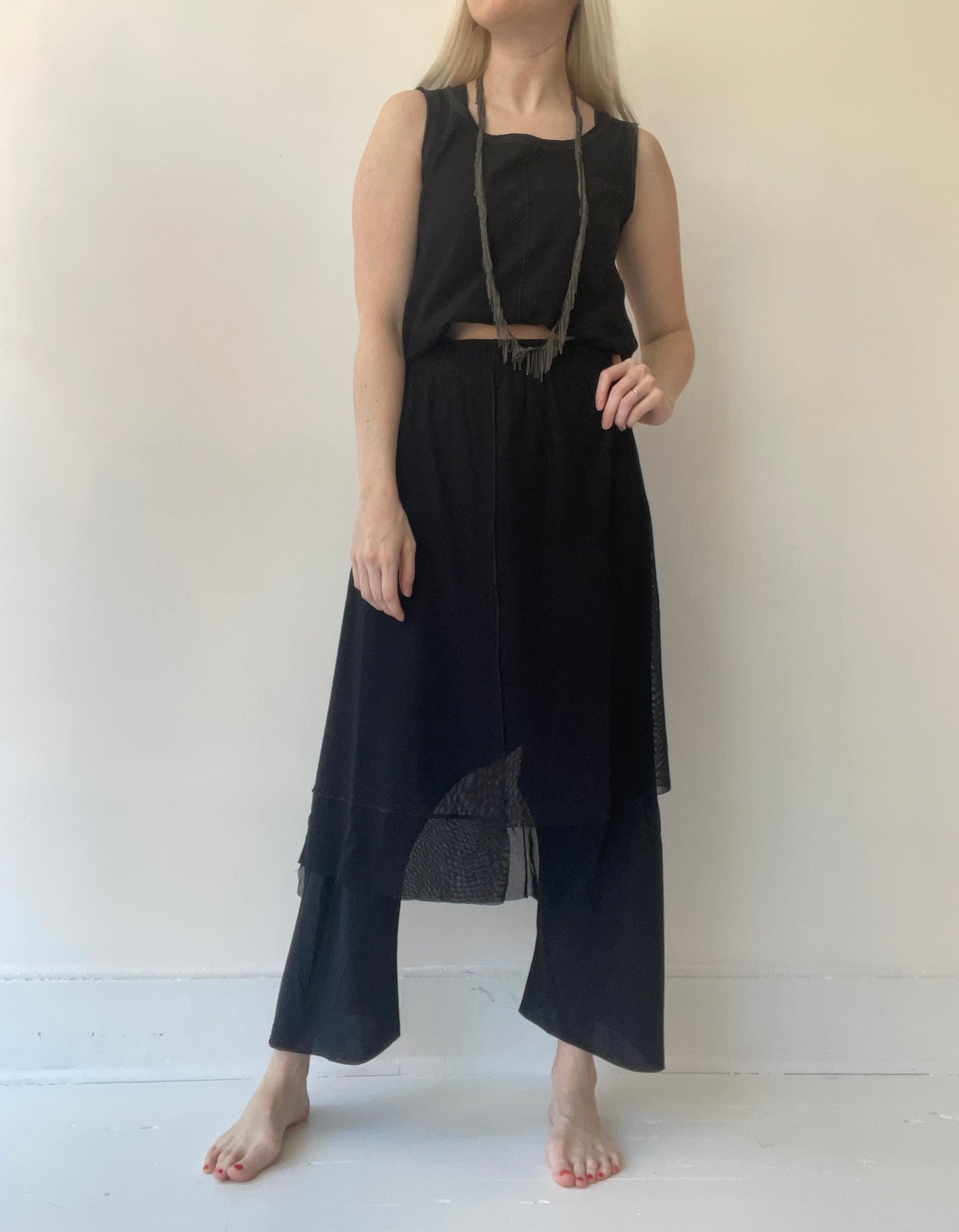 a layered pull-on trousers by pal offner 100