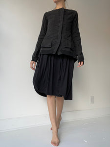 linen zip jacket