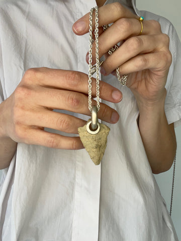 parts of 4 arrowhead link amulet