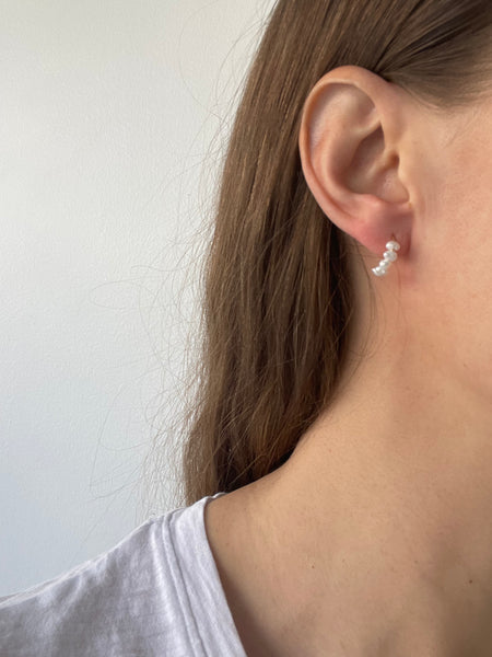 seed pearl hoops